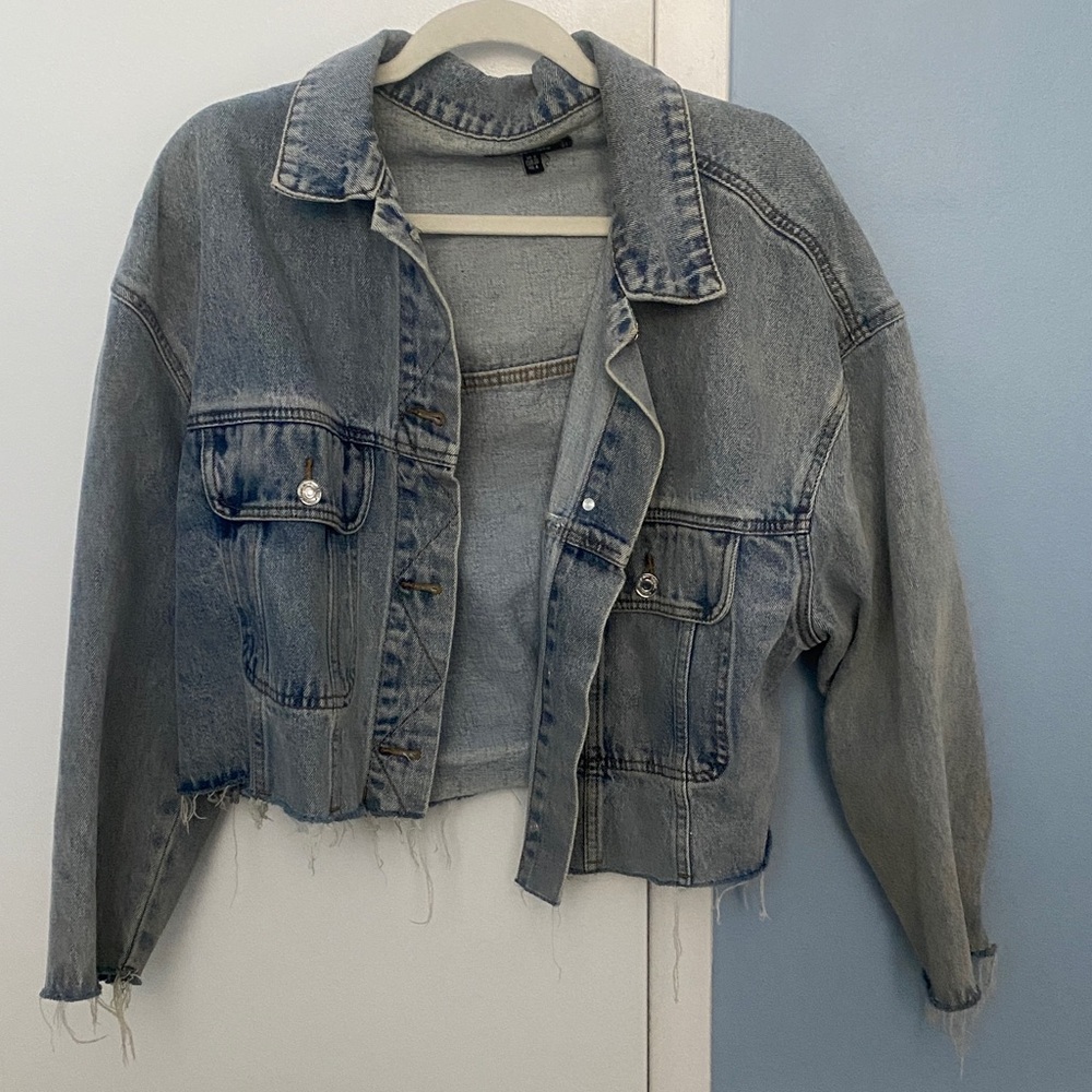 Missguided Light Blue Denim Jacket